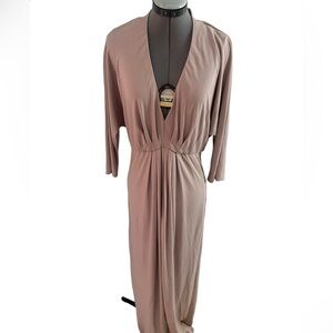 Trina Turk nude gown size 8